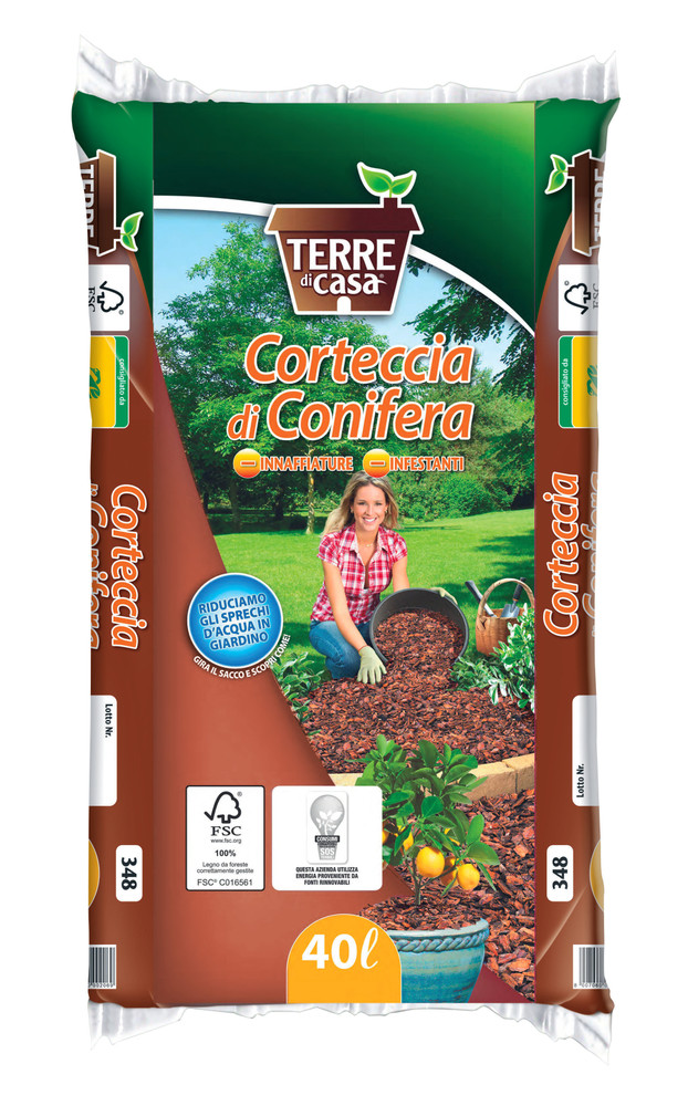 Corteccia Di Conifera L 40 Terre Di Casa - Foto 1