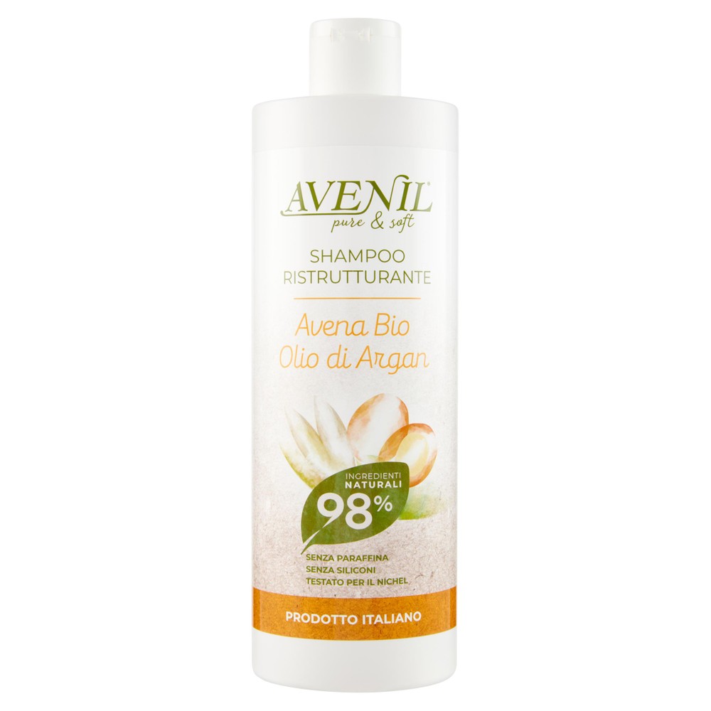 Shampoo Ristrutturante Avena E Olio D'argan Avenil