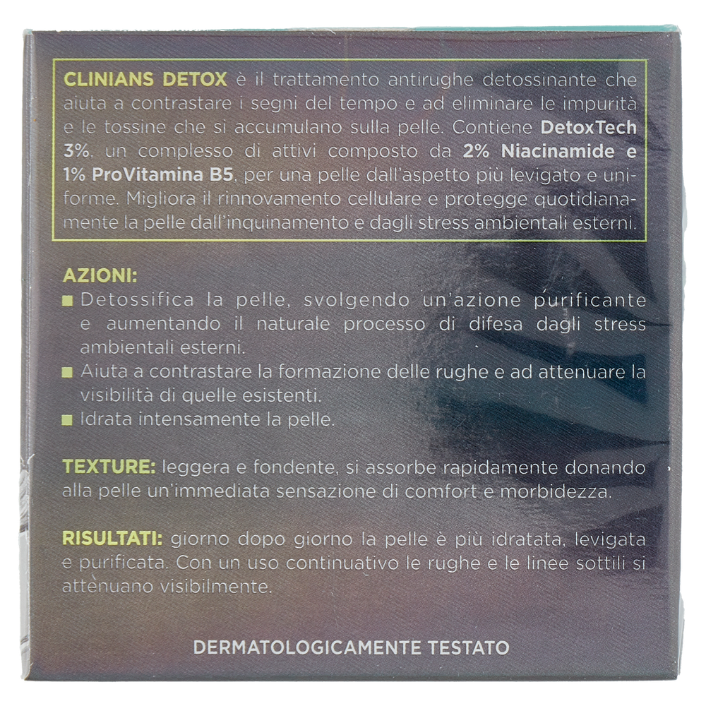Crema Viso Antirughe Detox Clinians - Foto 3