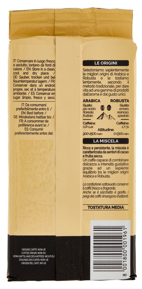 Caffe' Macinato Per Moka Granaroma Caffe' Vergnano 1882 - Foto 3