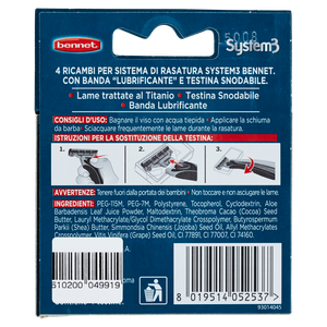 Ricambi Trilama System 3 Bennet