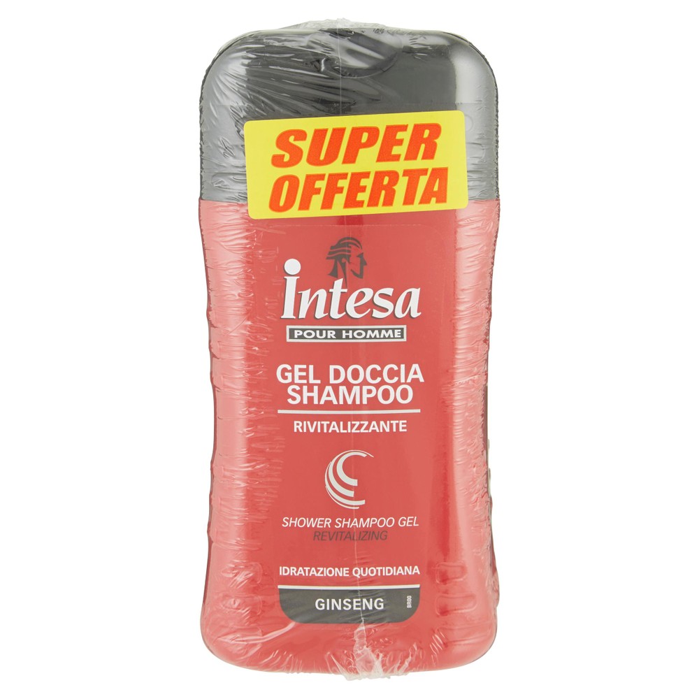 Gel Doccia Shampoo Rivitalizzante Intesa Ml.250x2 - Foto 1