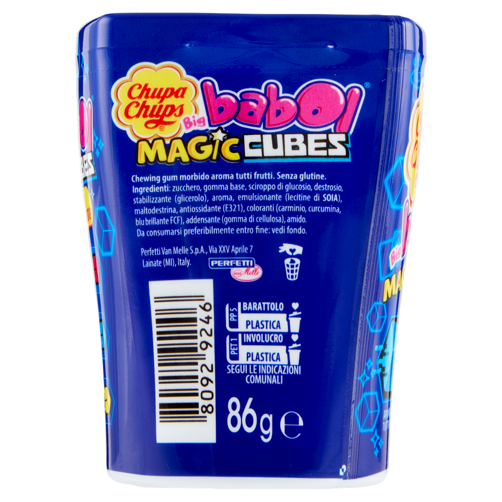 Chewing Gum Big Babol Magic Cubes Frutti Assortiti Chupa Chups - Foto 3