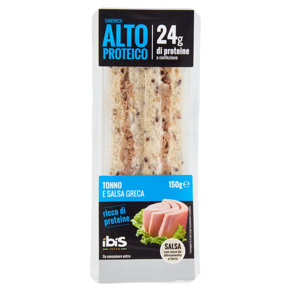 Tramezzino Proteico Tonno E Salsa Alla Greca Ibis - Foto 1