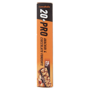 Barrette 20+pro Arachidi E Cioccolato Fondente 3x38g Cerealitalia - Foto 2
