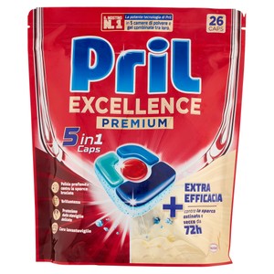 Detersivo In Caps Per Lavastoviglie Excellence Classico 5in1 Pril - Foto 1