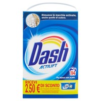 Detersivo In Polvere Per Lavatrice Dash , conf . Da 114 Misurini Detersivo In Polvere Per Lavatrice Dash , conf . Da 114 Misurini