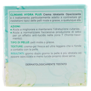 Crema Viso Idratante Opacizzante Clinians - Foto 3