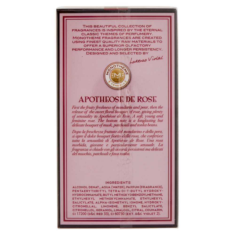 Eau De Toilette Donna Apotheose Rosa - Foto 3