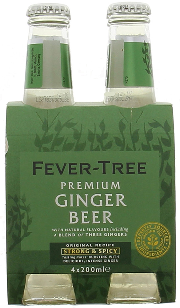 Ginger Beer Fever Tree 4 Da Ml 200