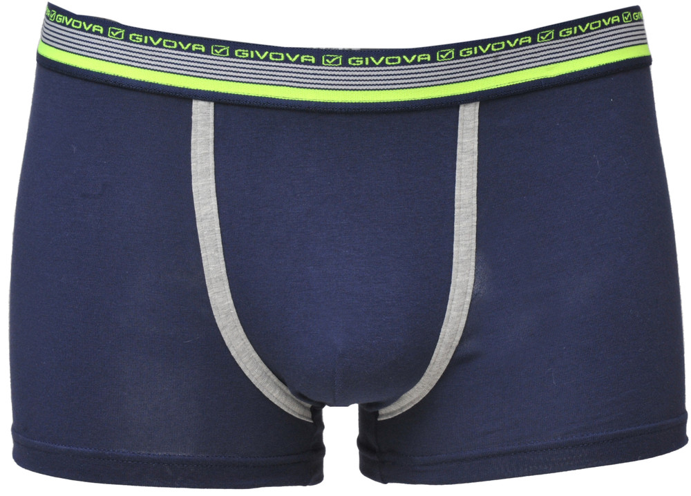 Boxer Uomo Elastico In Contrasto L Blu Givova