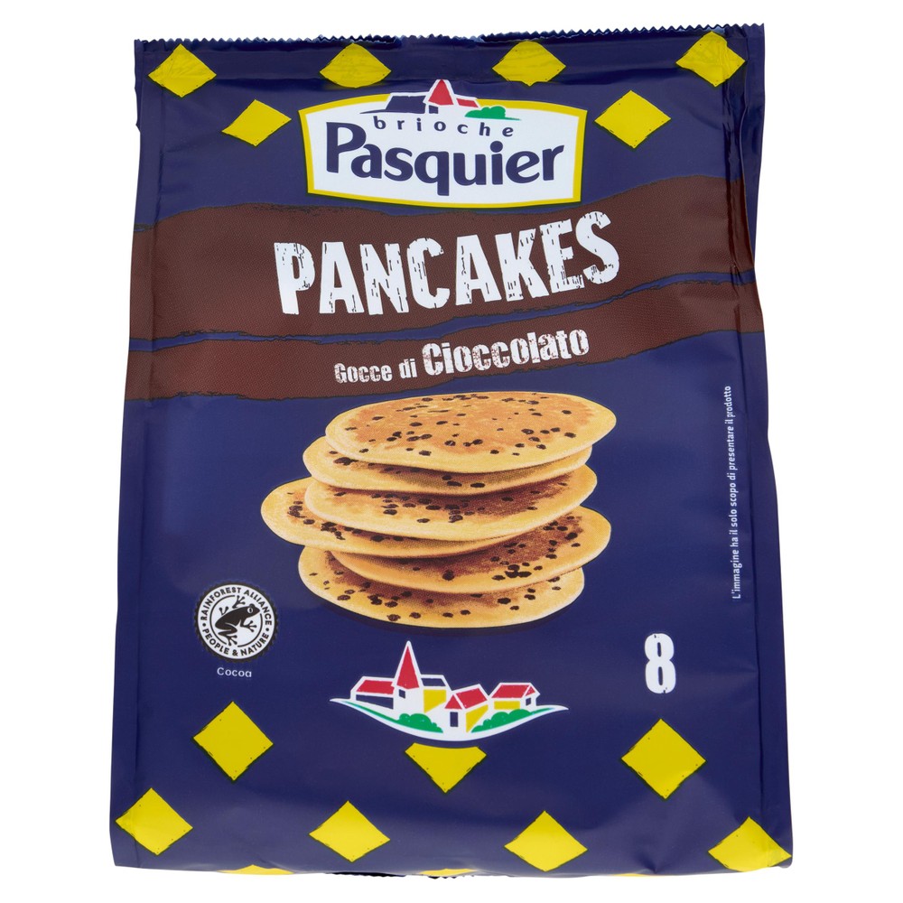 Pancakes Gocce Cioccolato 8x35g Brioche Pasquier - Foto 1