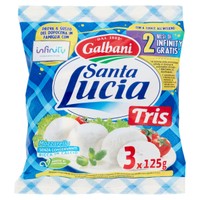 Mozzarella Santa Lucia Galbani 3 Da Gr . 125 Mozzarella Santa Lucia Galbani 3 Da Gr . 125