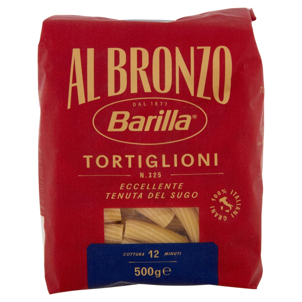 Pasta Tortiglioni N.325 Al Bronzo Barilla - Foto 1
