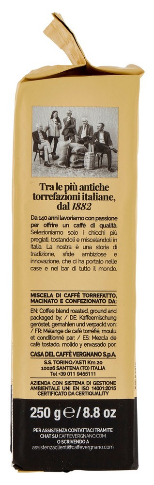 Caffe' Macinato Per Moka Granaroma Caffe' Vergnano 1882 - Foto 2