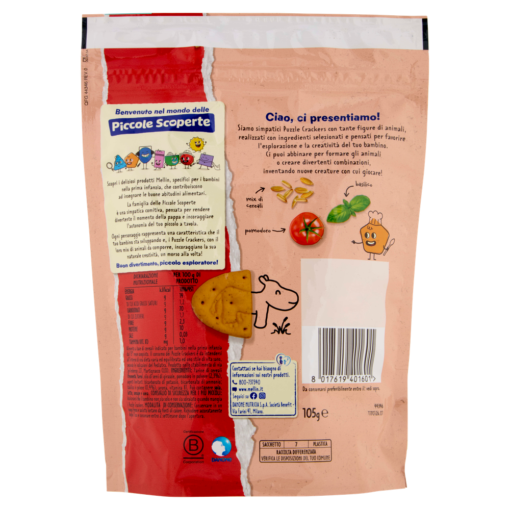 Puzzle Crackers Pomodoro&Basilico Mellin - Foto 3