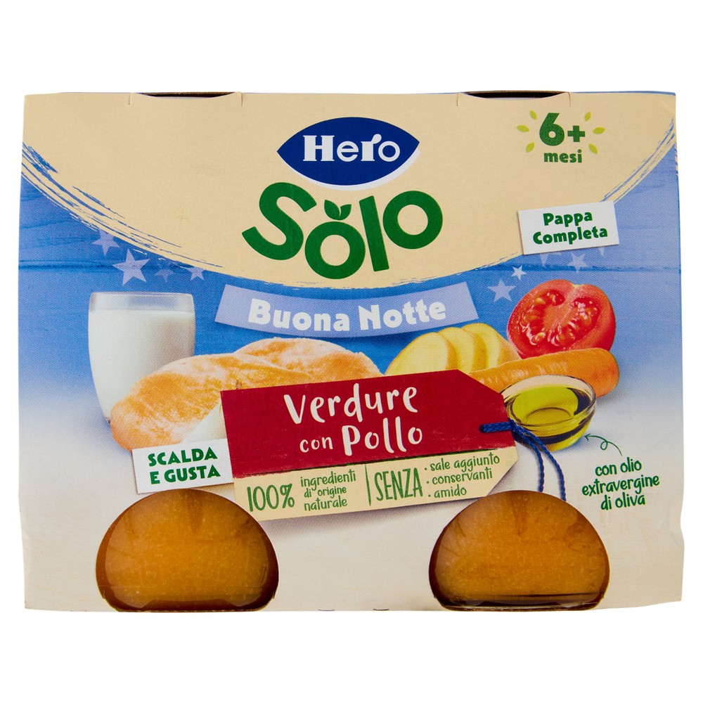 Pappa Completa Verdure Con Pollo Conf. Da 2 Hero Solo - Foto 1