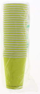 Bicchieri Monouso In Cartoncino Giallo Webio 200ml
