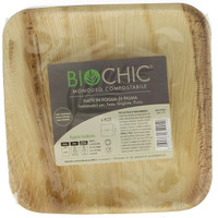 Piatti Piani Quadrati Monouso In Foglia Di Palma Biochic Cm . 20 x 20 Piatti Piani Quadrati Monouso In Foglia Di Palma Biochic Cm . 20 x 20
