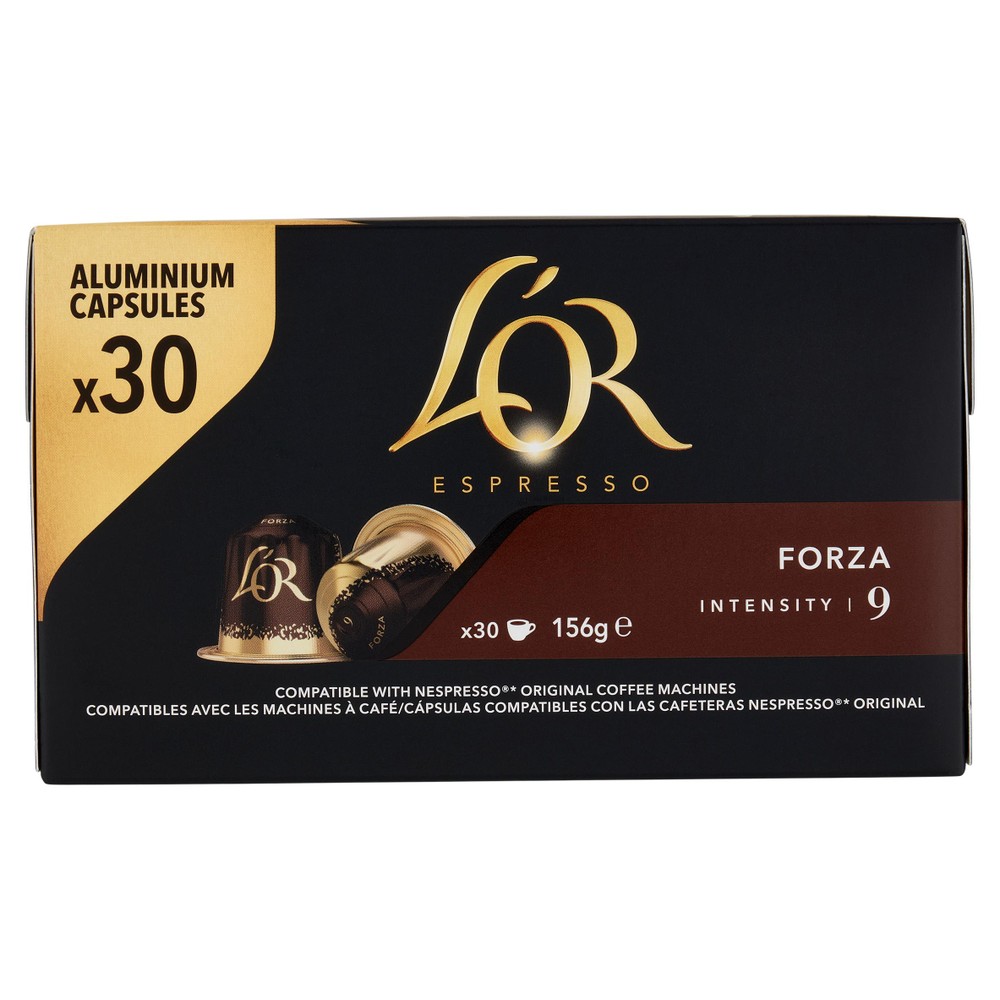 Caffè Forza 9 Intenso Capsule Compatibili Con Nespresso 30pz L'or - Foto 1