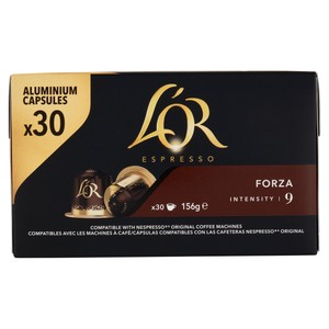 Caffè Forza 9 Intenso Capsule Compatibili Con Nespresso 30pz L'or - Foto 1