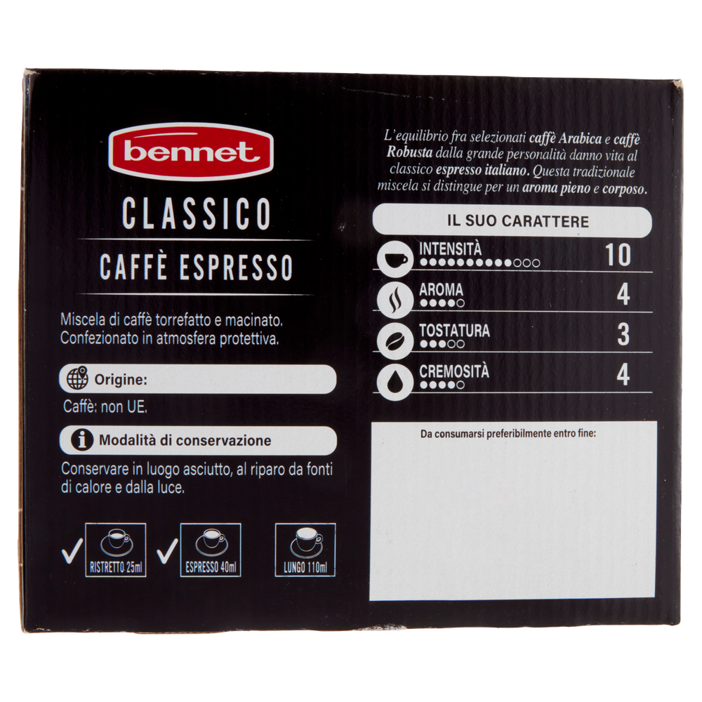 Caffè Espresso Capsule Compatibili Con Nespresso 100pz Bennet - Foto 3