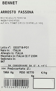 Arrosto Scelto Fassona Piemontese - Foto 3