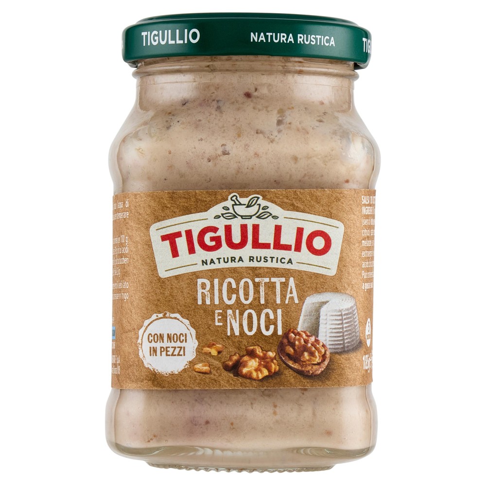 Salsa Di Noci In Olio Extra Vergine Di Oliva Senza Glutine Tigullio - Foto 1
