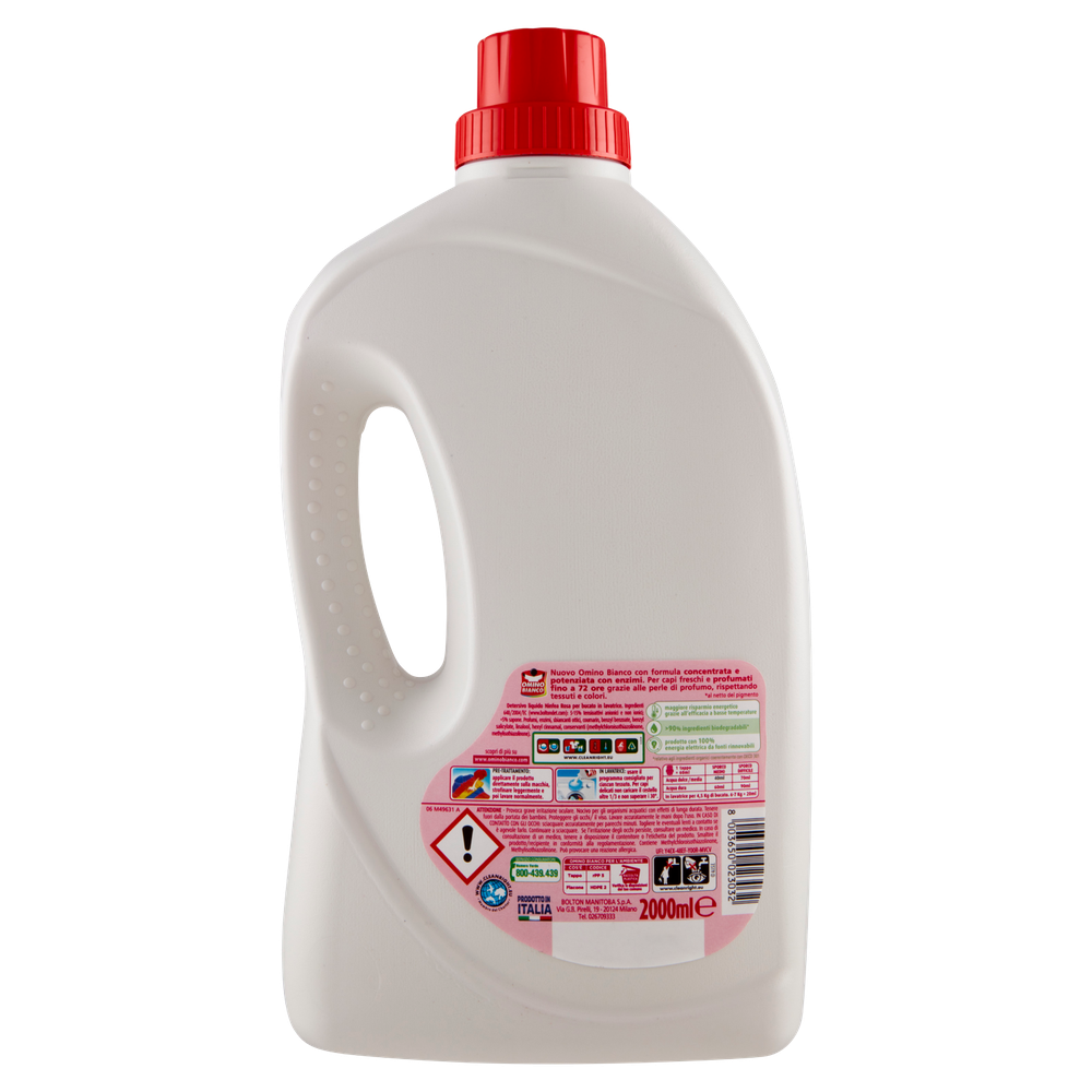 Detersivo Liquido Per Lavatrice Ninfea Rosa Omino Bianco 50 Lavaggi - Foto 3