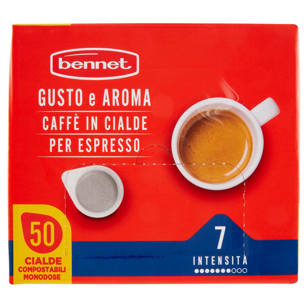 Caffè Gusto E Aroma Caffè In Cialde Per Espresso 50pz Bennet - Foto 1
