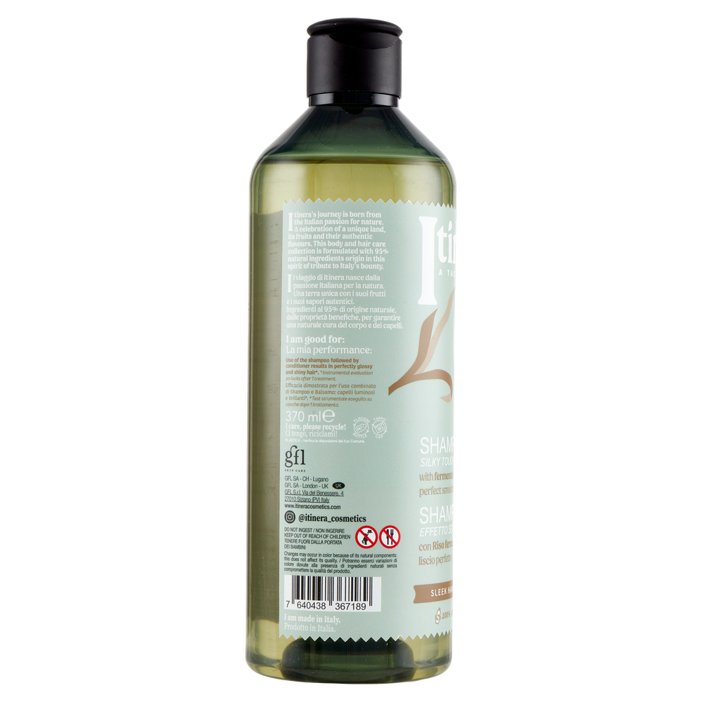 Itinera Shampoo Effetto Seta Con Riso Fermentato Di Pavia - Foto 2