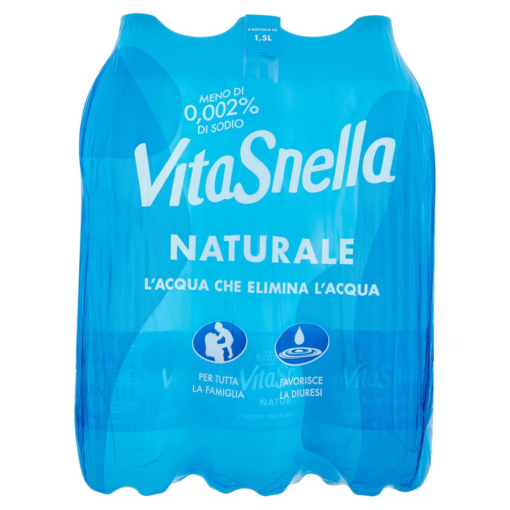 Acqua Naturale Vitasnella 6 Da L.1,5 - Foto 1
