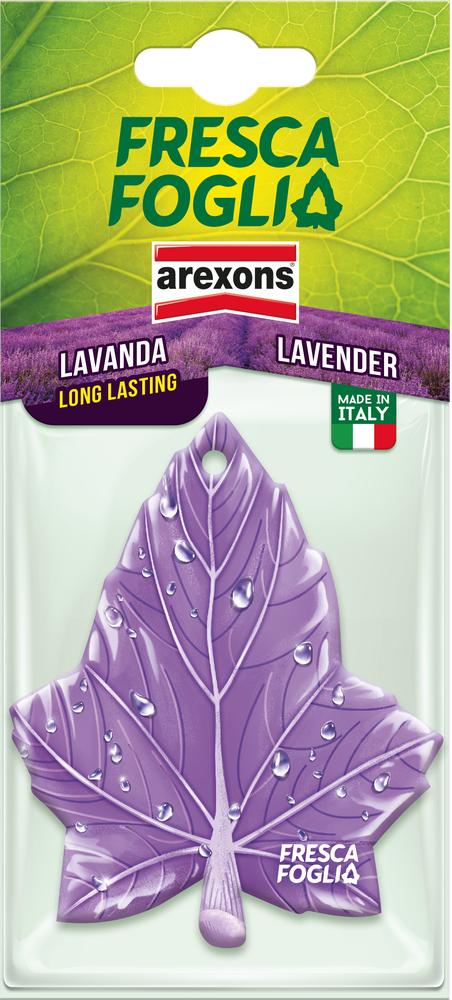 Profumatore Auto Fresca Foglia Lavanda Arexons - Foto 1