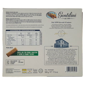 Biscotti Frollini Novellini Al Latte E Miele 2x250g Gentilini - Foto 3