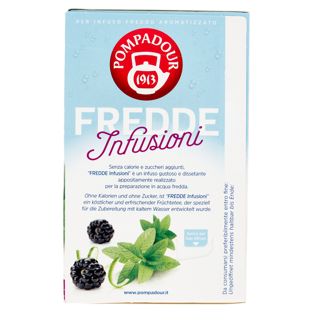 Infuso Con Frutti Di Bosco E Menta Fredde Infusioni Pompadour - Foto 3
