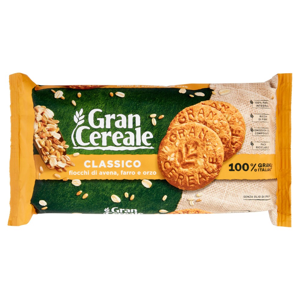 Biscotti Integrali Classici Con Avena Farro E Orzo Grancereale - Foto 1