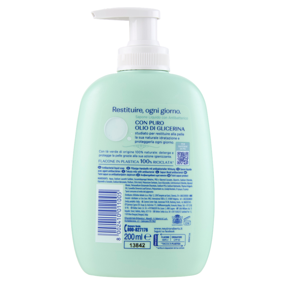 Neutro Roberts Sapone Liquido Antibatterico - Foto 3