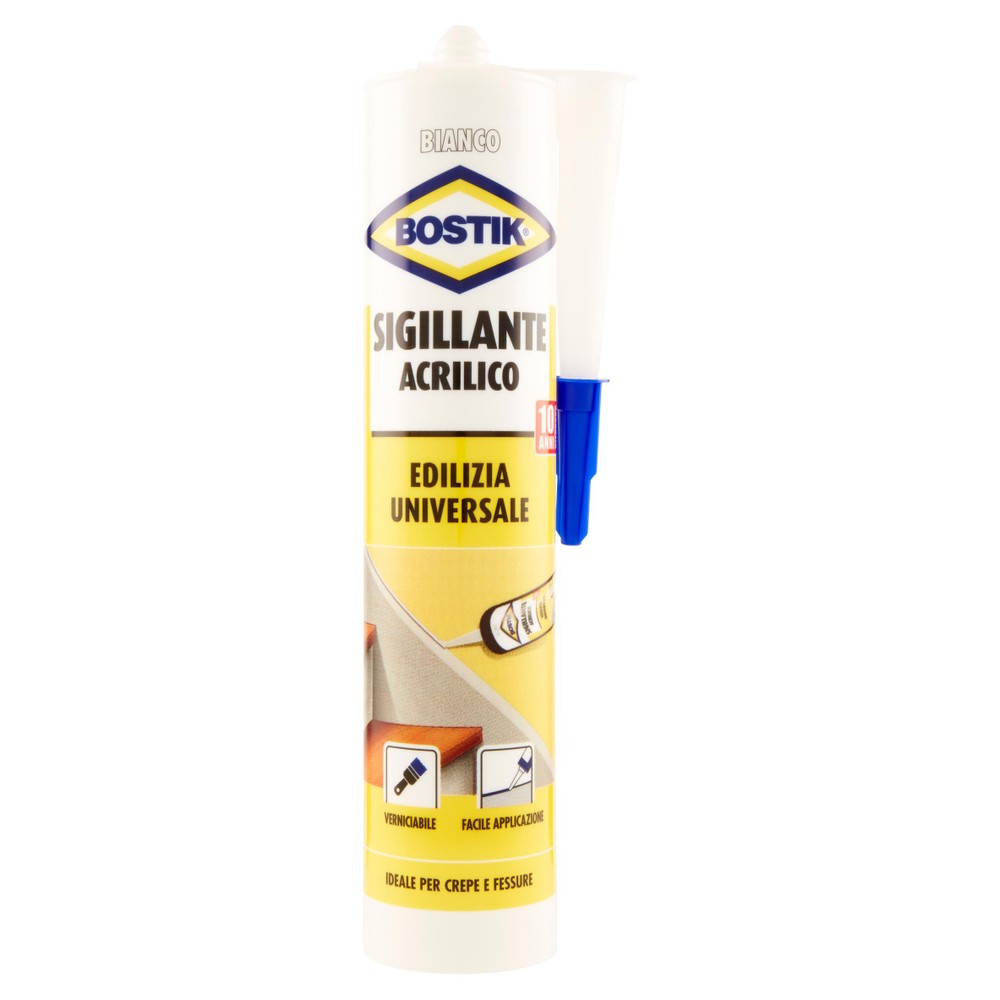 Sigillante Acrilico Verniciabile Bianco 300ml Bostik - Foto 1
