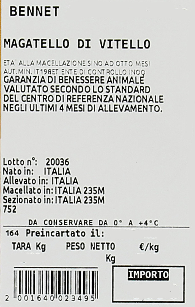 Magatello Di Vitello Filiera Valore Bennet - Foto 3