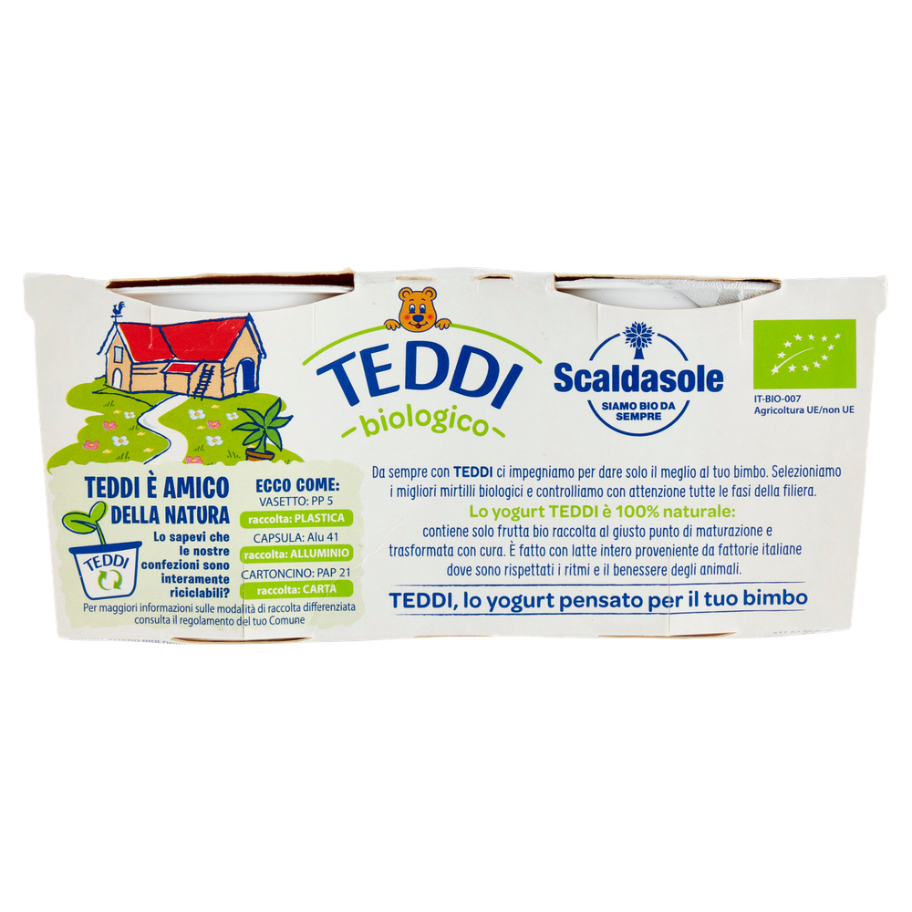 Yogurt Teddi Mirtillo  Conf. Da 2 - Foto 3