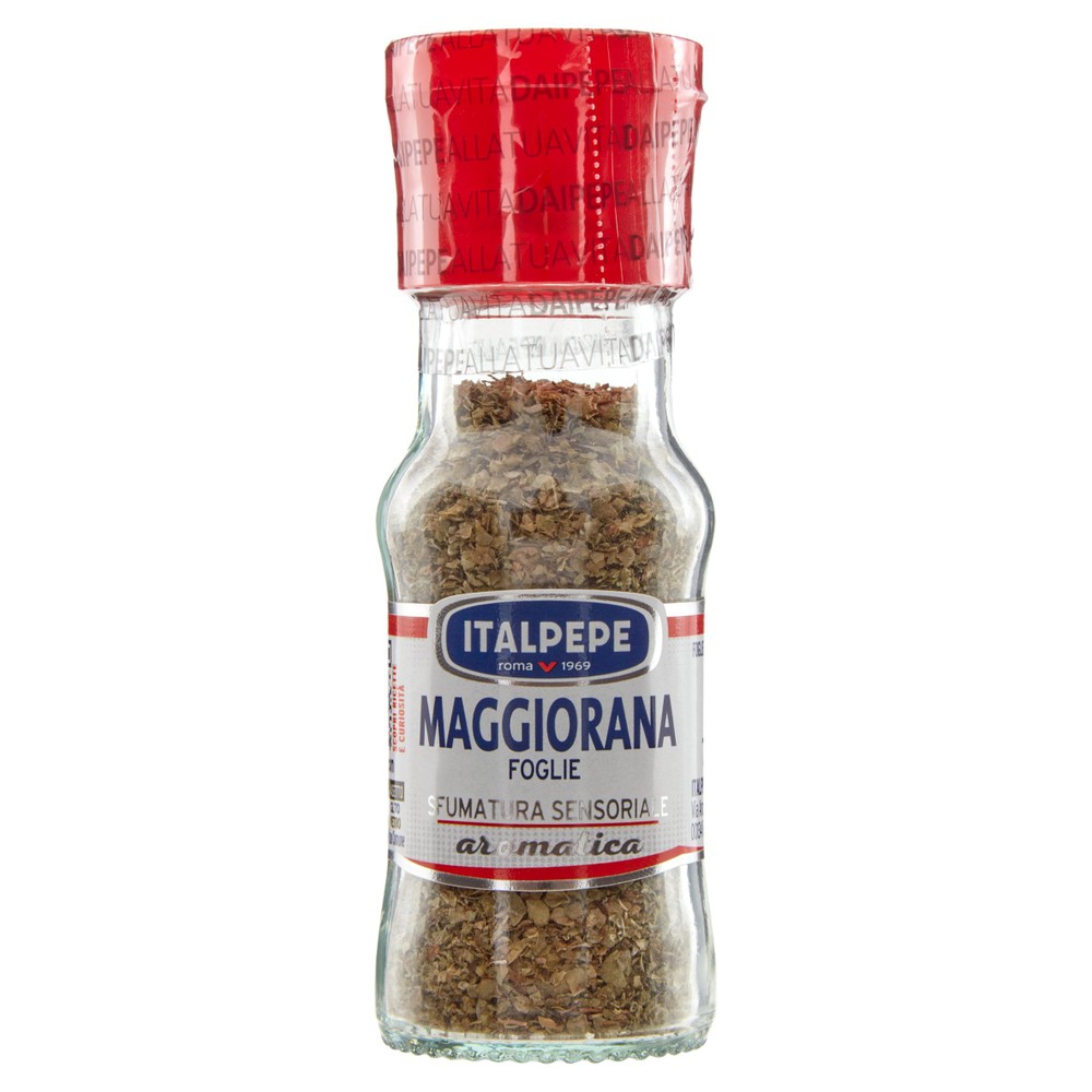 Foglie Di Maggiorana Essiccate E Frantumate In Dispenser Italpepe - Foto 1