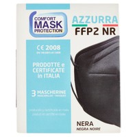 Mascherina Azzurra Ffp2 Nera Conf. Da 3 Mascherina Azzurra Ffp2 Nera Conf. Da 3