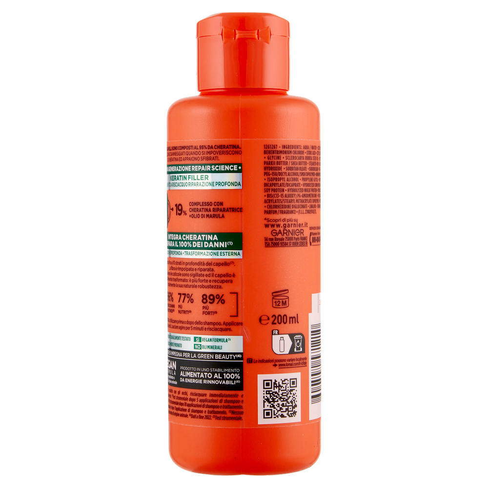 Trattamento Capelli Keratin Filler Fructis Garnier - Foto 3