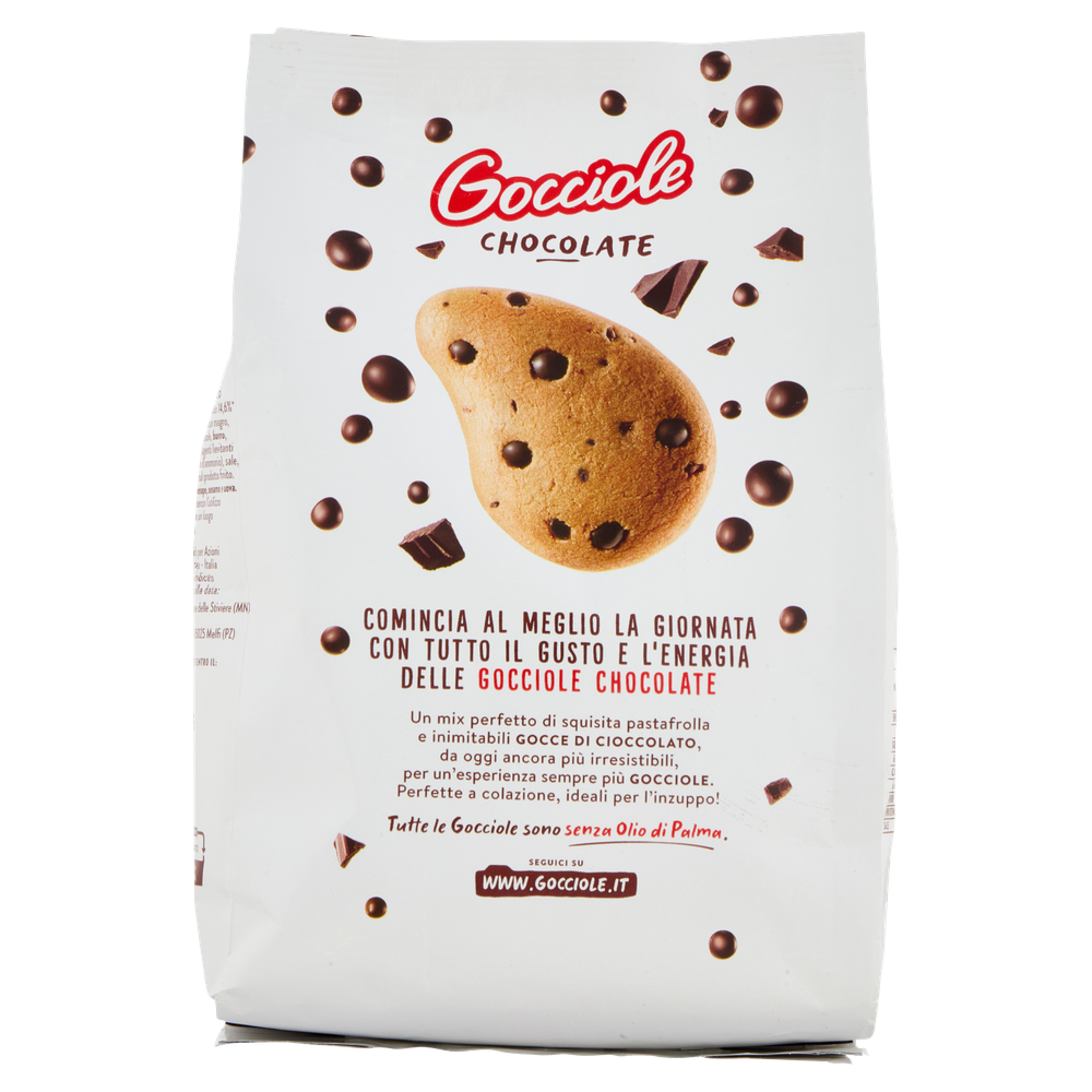 Biscotti Gocciole Chocolate Con Gocce Di Cioccolato Pavesi - Foto 3