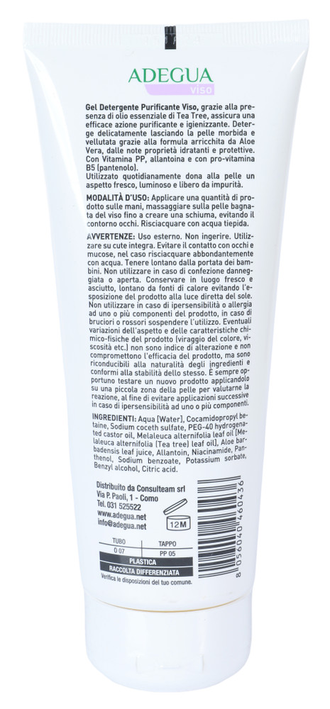 Adegua Gel Detergente Viso Purificante Aloe Tree - Foto 3