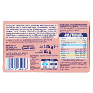 Filetto Di Sgombro Oo Con Peperoncino Piccante Rio Mare - Foto 3