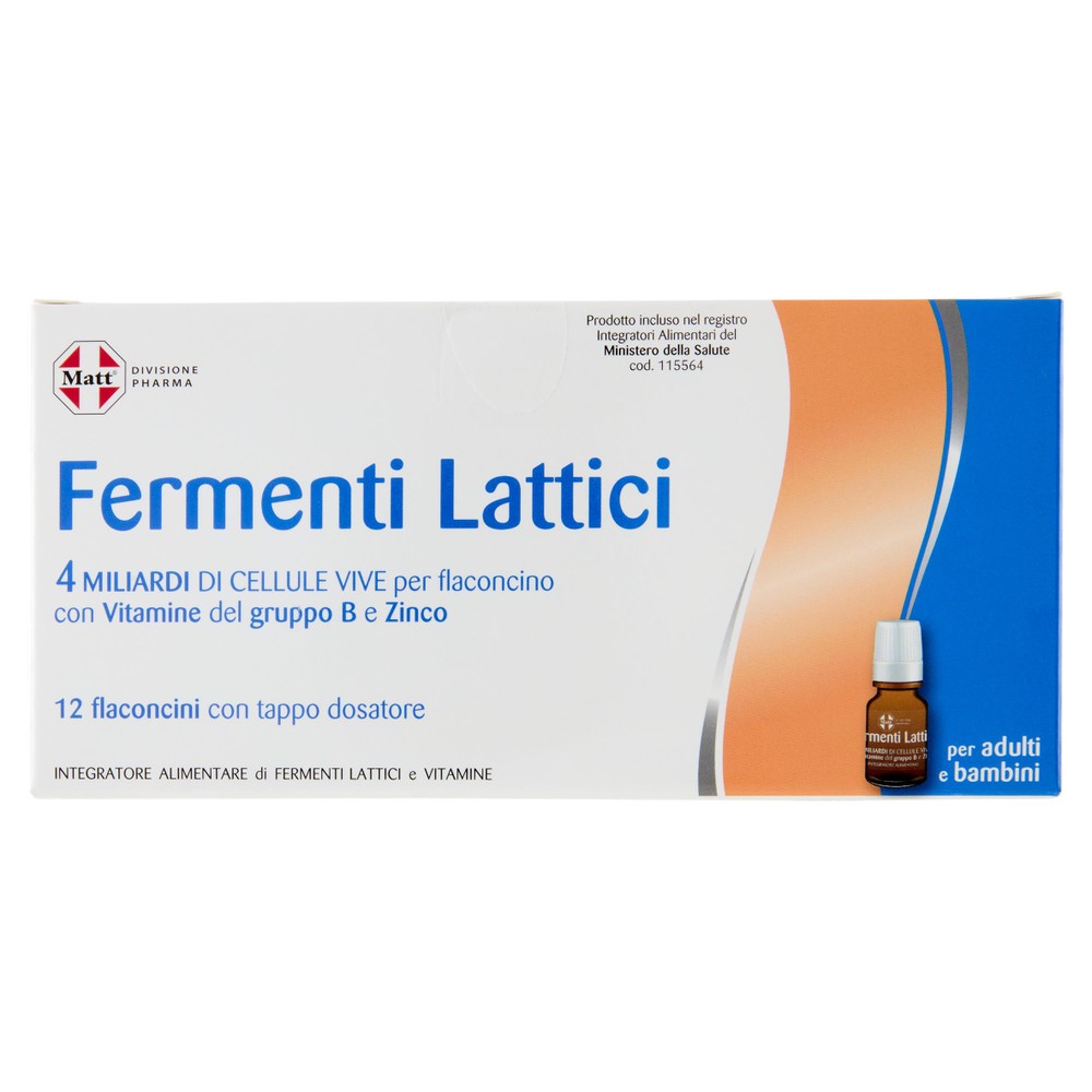 Fermenti Lattici Matt 12 Flaconcini - Foto 1