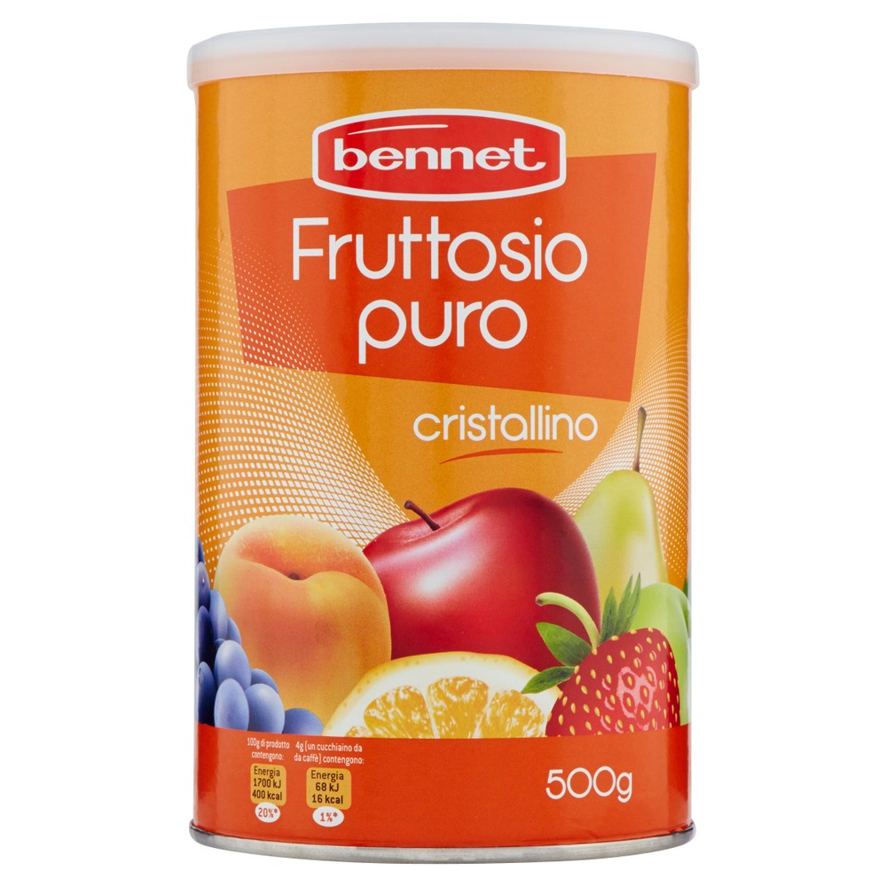 Dolcificante Con Fruttosio Puro Cristallino Bennet - Foto 1