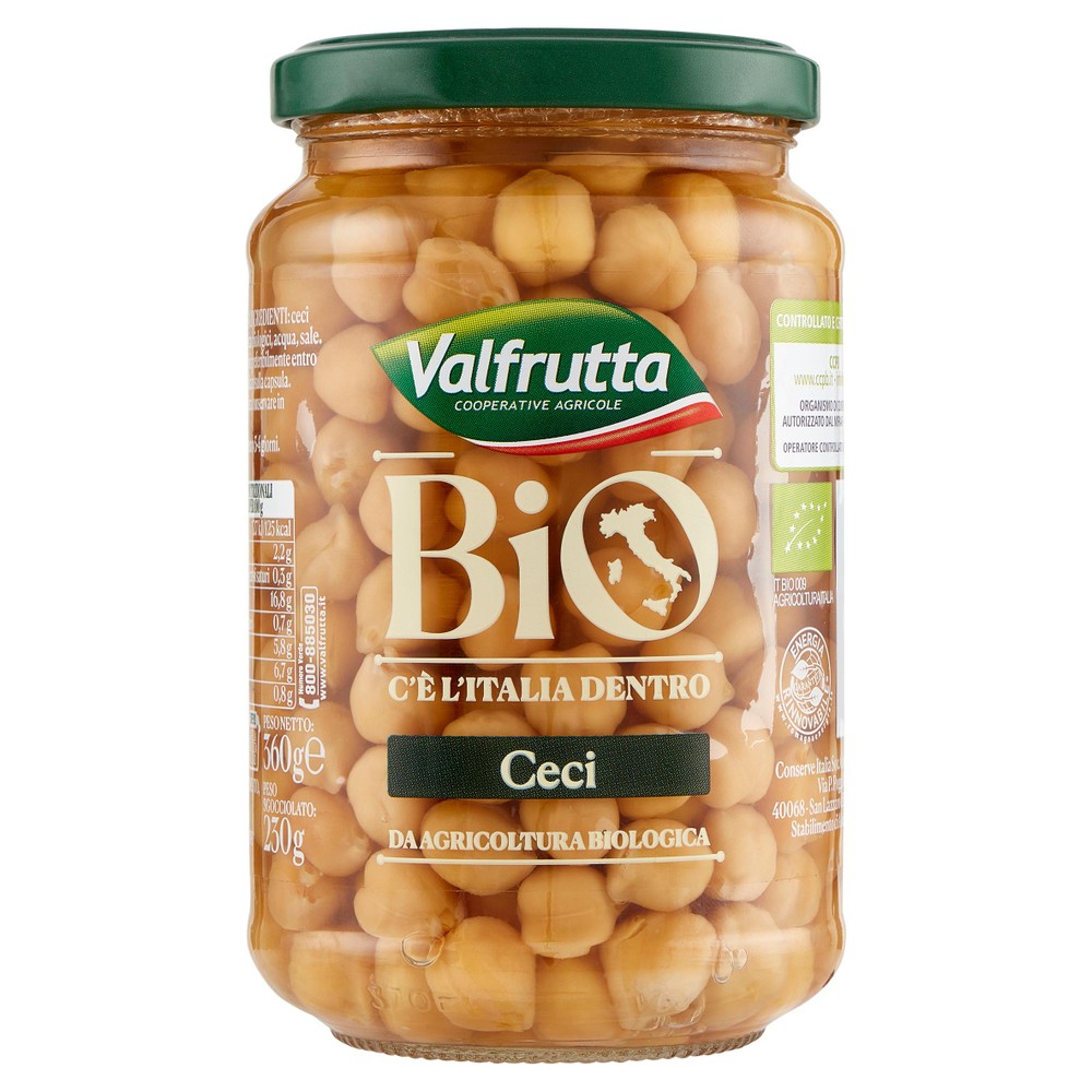 Ceci Biologici In Vetro Valfrutta - Foto 1