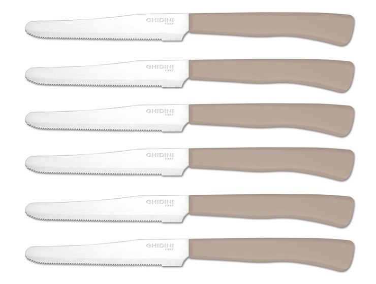 Set 6 Coltelli Tavola Daily Ghidini Colori Assortiti - Foto 1